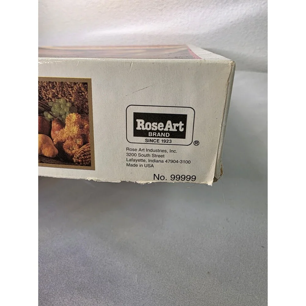 Vintage Kodacolor 550 Piece Jigsaw Puzzle Fruits of Autumn, Complete Premium